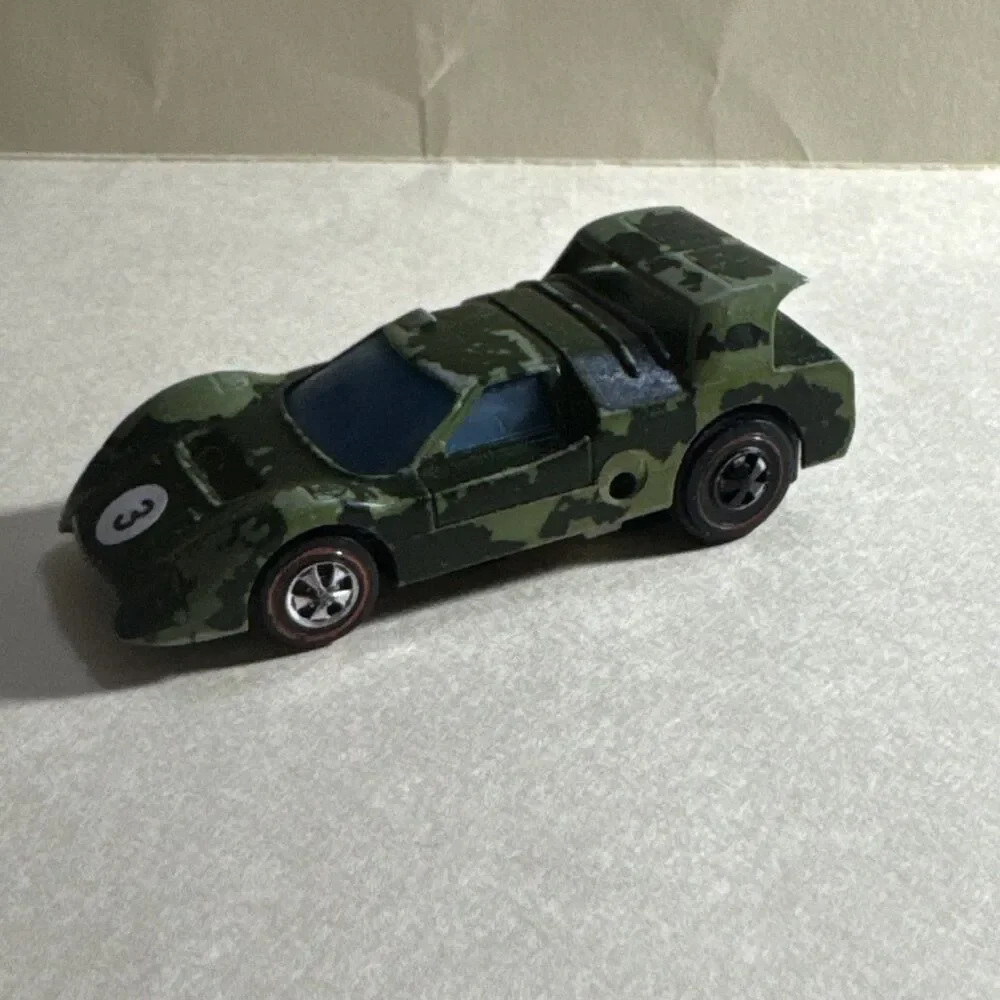 Vintage Hot Wheels Redline Sizzler - 1969 Olive Green Angeleno M70 UNTESTED